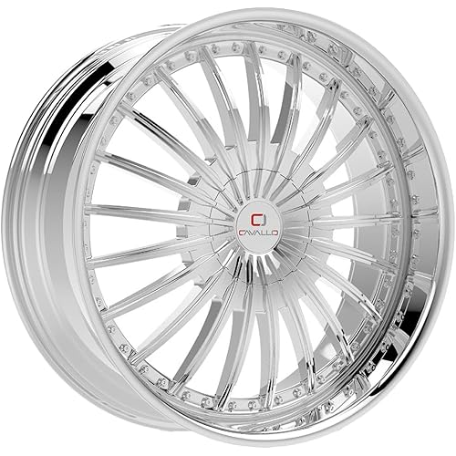 CLV-32 18x9 5x100/5x4.5" +35mm Nano Chrome Wheel Rim 18" Inch CLV-32188051001143+35NC