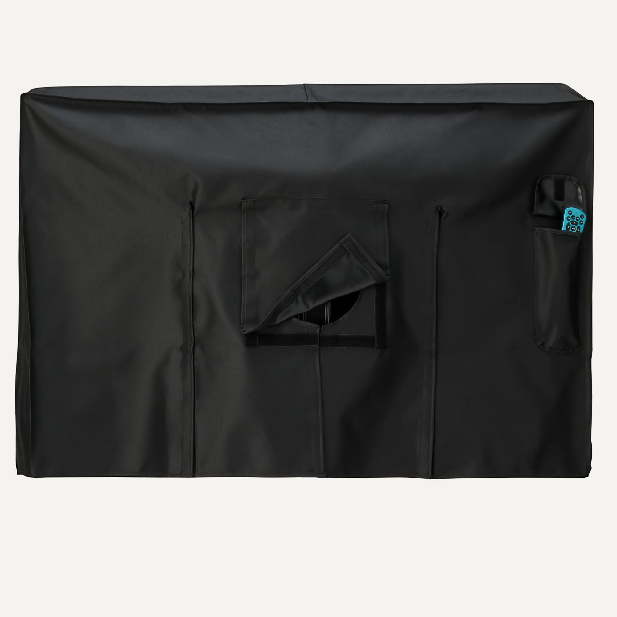 Amazon Basics, Copertura impermeabile per TV da esterno 52-55 pollici, 131,3 x 13,7 x 78,7 cm, Nera