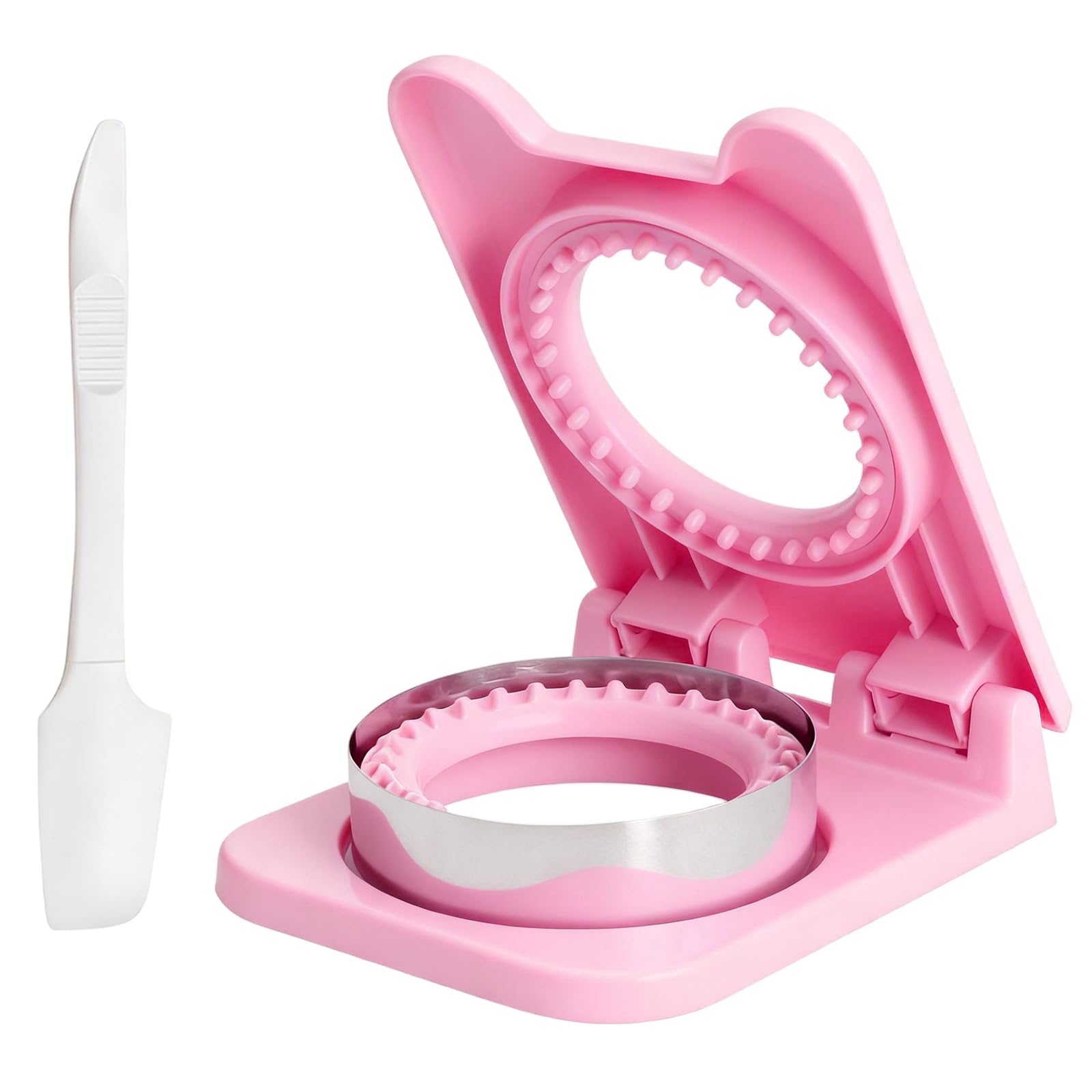 Coupe-sandwich et scellant rose pour boîte bento et déjeuner scolaire