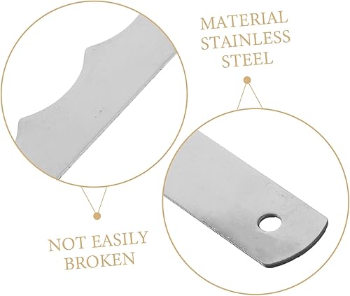 Miniatura 7 de Cuchillo de pan de acero inoxidable, cuchillas de repuesto, 8 piezas, cortador para pan casero, pastel, pizza, borde dentado, fácil de usar,