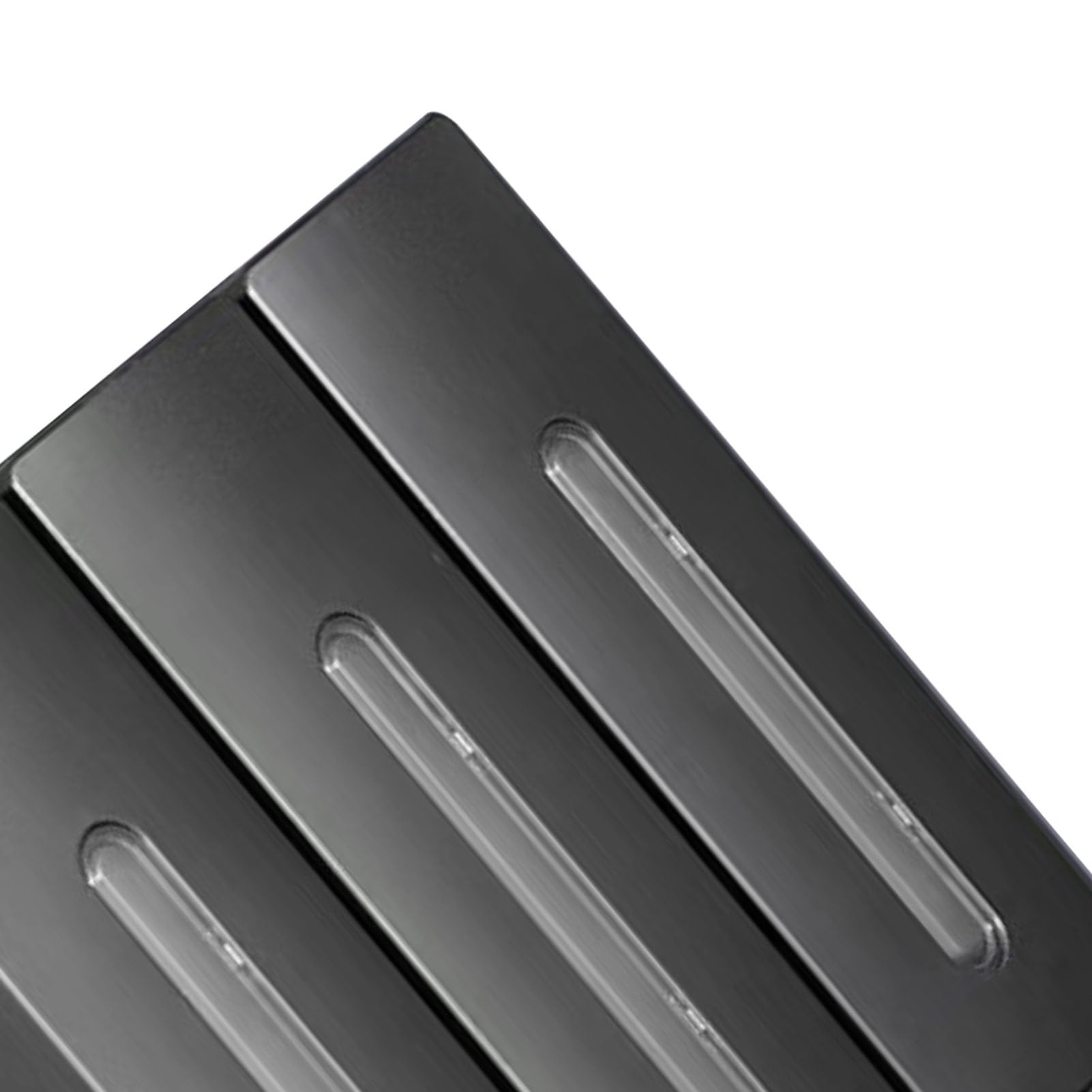 Scatola portasapone per dispenser di sapone liquido per doccia a 3 camere per bagno (Gunmetal Triple Head)