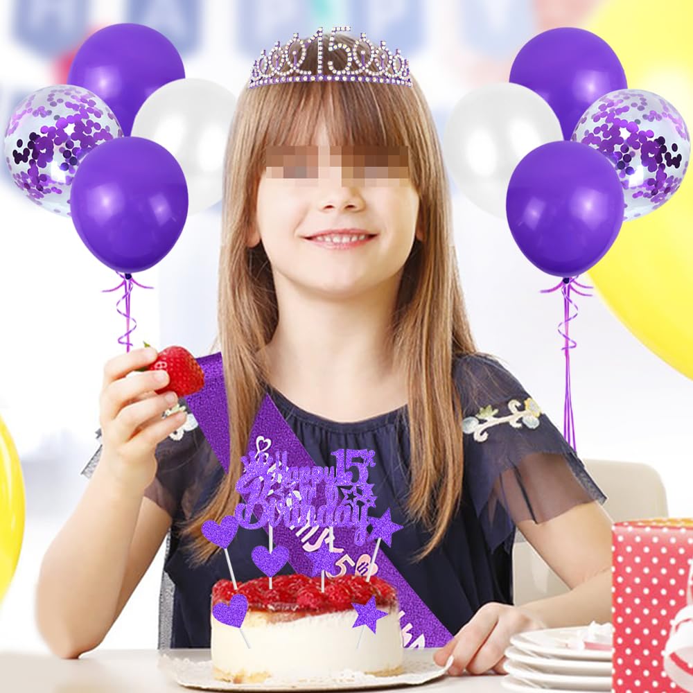 Fascia per il 18° compleanno con corona da principessa e