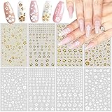 unas flores amarillas pa acordarse de su pelo 🌺El mejor regalo: las pegatinas para uñas son ideales para decorar las uñas de las manos y los pies, puedes elegir nuestras pegatinas de flores para las uñas para regalar a tu familia o amigos. Es una decoración de uñas perfecta que a todas las mujeres y niñas les encantará.