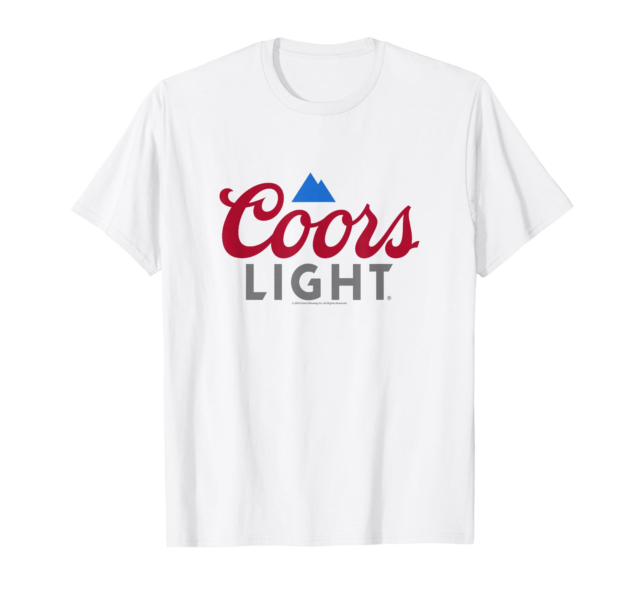 Brewing Company Coors Light Classic Big Chest Logo T-Shirt