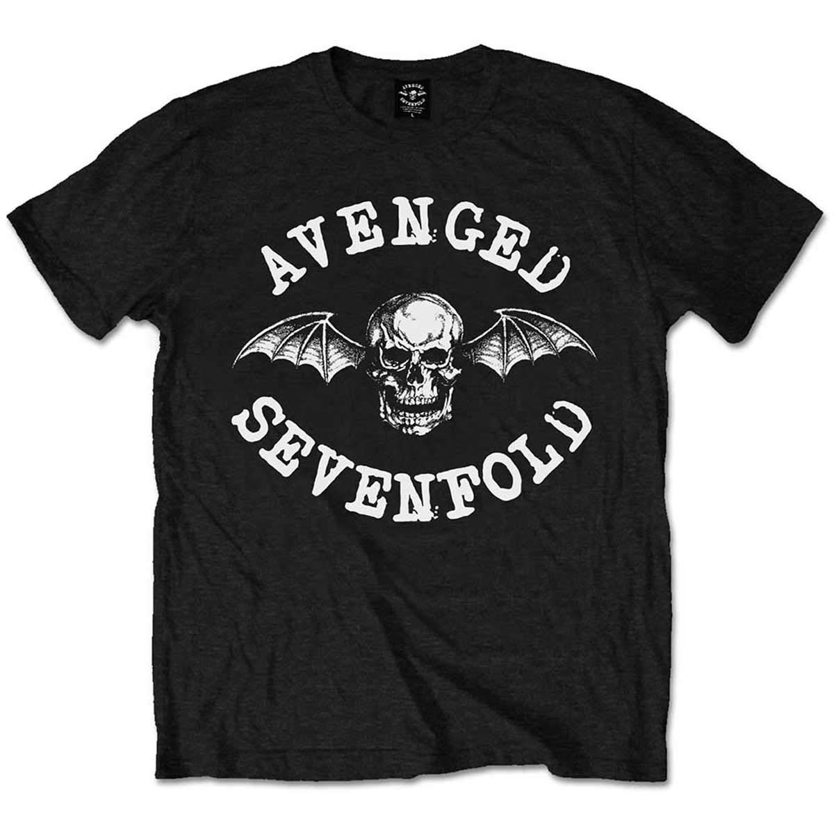 Avenged Sevenfold Classic Death Bat Official Tee T-Shirt Mens Unisex (Medium) Black