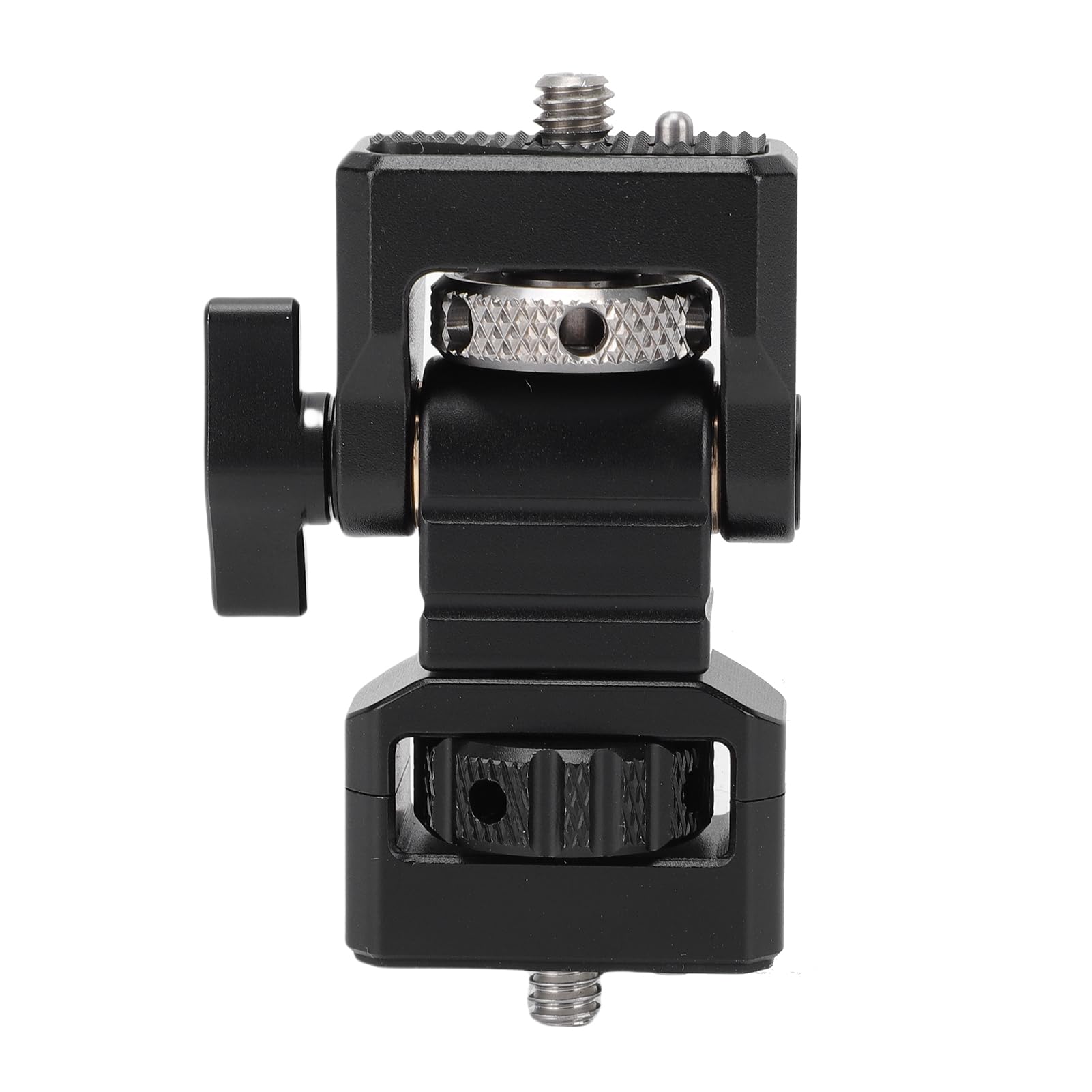 Jectse Support D'écran de Caméra avec Vis de 1/4 Pouces, Support D'écran de Caméra Anti-Torsion pour Cages de Caméra, Pivotant à 360° et Amortissement D'inclinaison Réglable à 180°