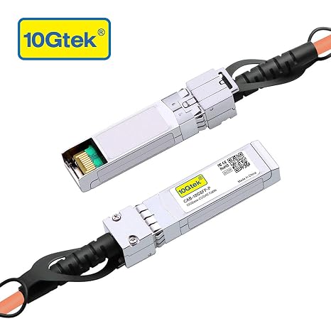 10Gtek [Orange Colored 10G SFP+ DAC Cable - Twinax SFP Cable for Ubiquiti UniFi Devices, 0.3-Meter(1ft)