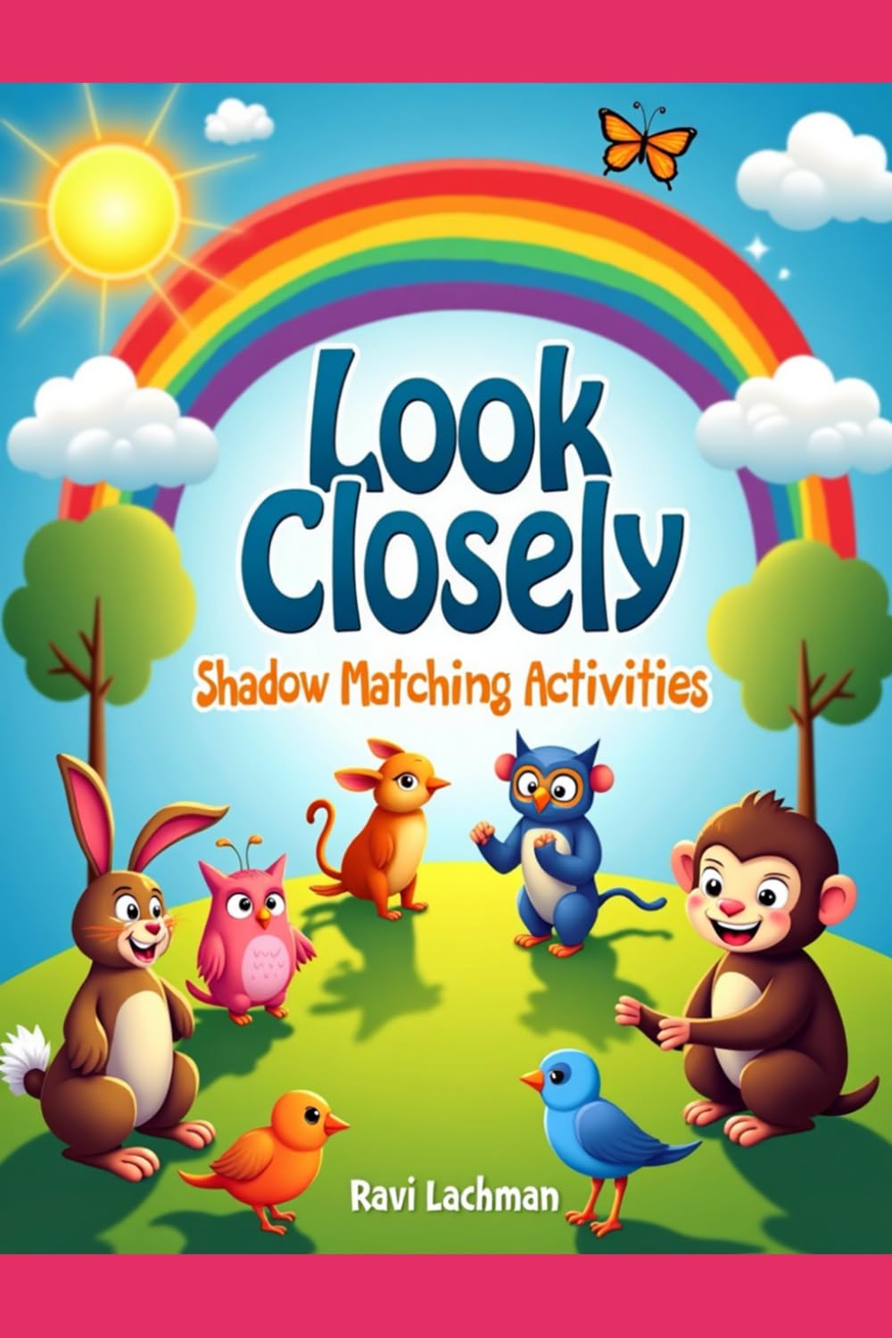 Look Closely Shadow Matching Activites Book for Children