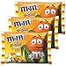 M&Ms Milk Chocolate Candies White Candy Corn Artificial Flavor 8.0 Oz Bag Pack of 3 | Limited Edition - Autumn, Fall & Winter Themed Candy.