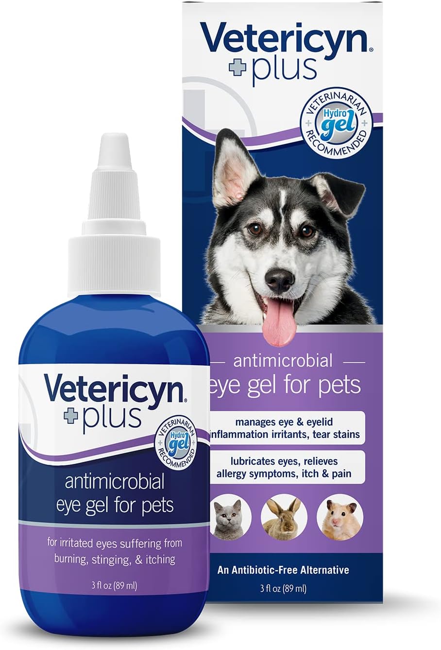 Vetericyn Plus Pet Eye Gel. Use for Eye Abrasions and