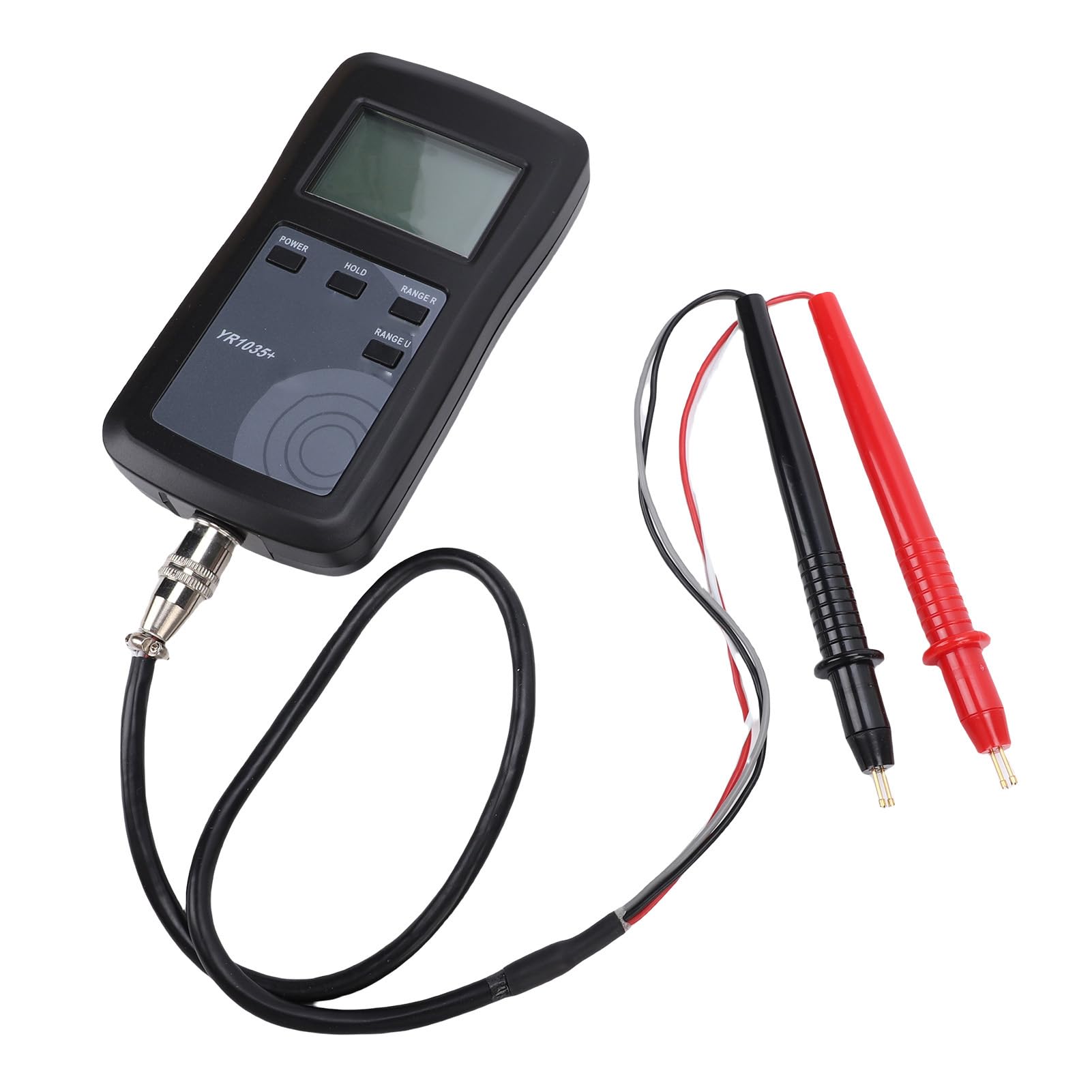 Qcwwy Tester Akumulatora Samochodowego 4-przewodowy Cyfrowy Tester Akumulatora Akumulator Wewnętrzny Miernik Napięcia Omowego Analizator Domowego Samochodowego Akumulator Samochodowy