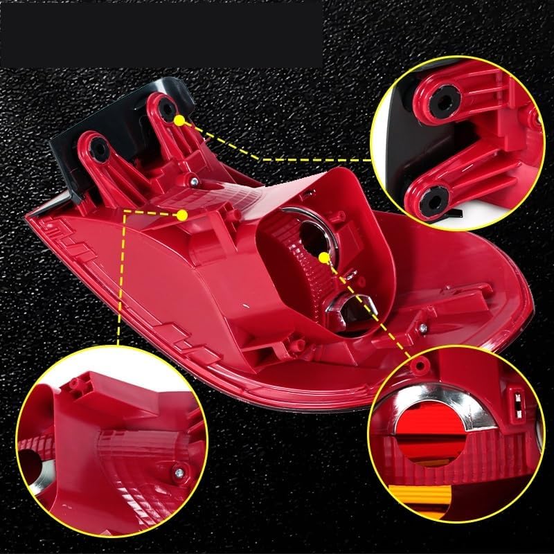 Car Headlight Taillights Car TailLight Cover For Tiguan 2012-2017 Rear Lamp Reversing Brake Fog Light 5N0945095R 5N0945096R Without bulb
