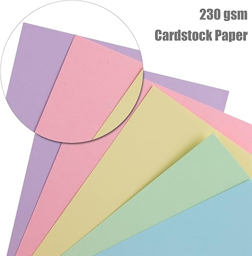 Miniatura 2 de Tarjetas de índice de 4 x 6 pulgadas, paquete de 300 tarjetas de índice de color pastel para estudiar, tarjetas pesadas de colores, tarjetas de