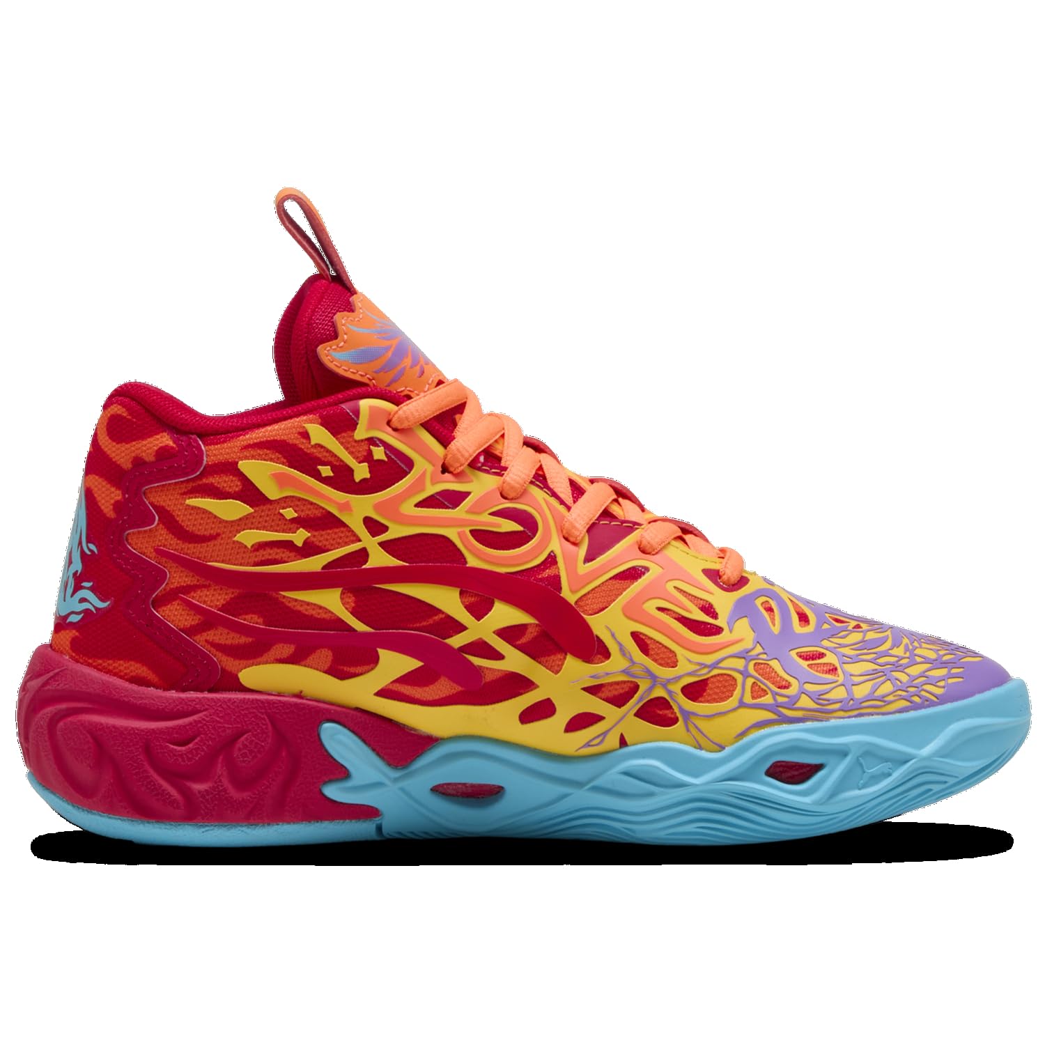 PUMA Kids Boys Mb.04 Phoenix Basketball Sneakers Shoes - Orange, Red - Size 6.5 M