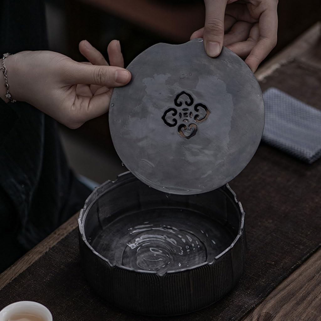 Bandeja de té Kung Fu estilo chino, soporte grande para almacenamiento de agua para el hogar, bandeja de té seco, adecuada para el hogar, oficina, bar