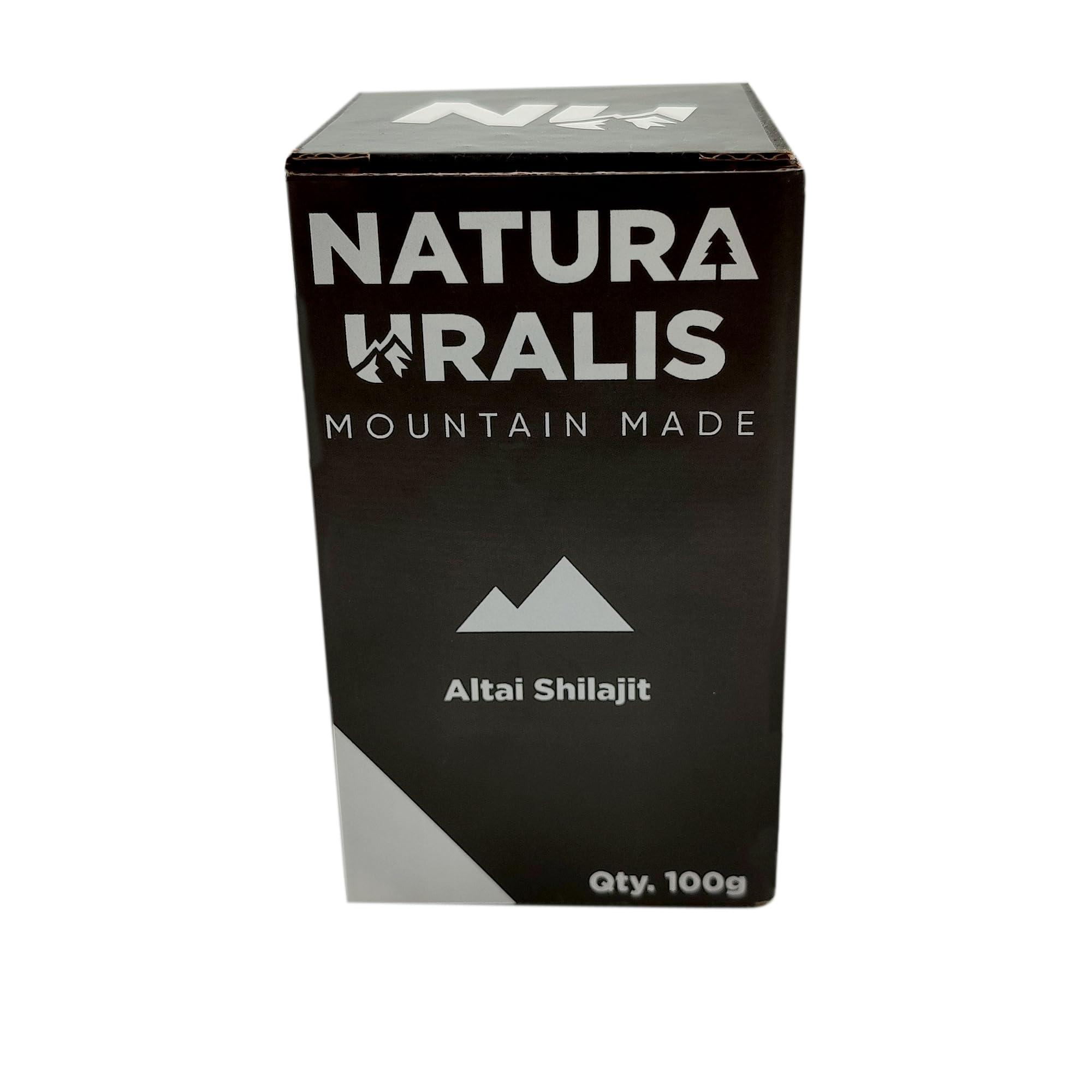 Natura Uralis Altai Shilajit | Resina Mineral de Shilajit Orgánico, de Formación Natural - Shilajit Negro Altamente Potente de las Montañas Altai (100 g)