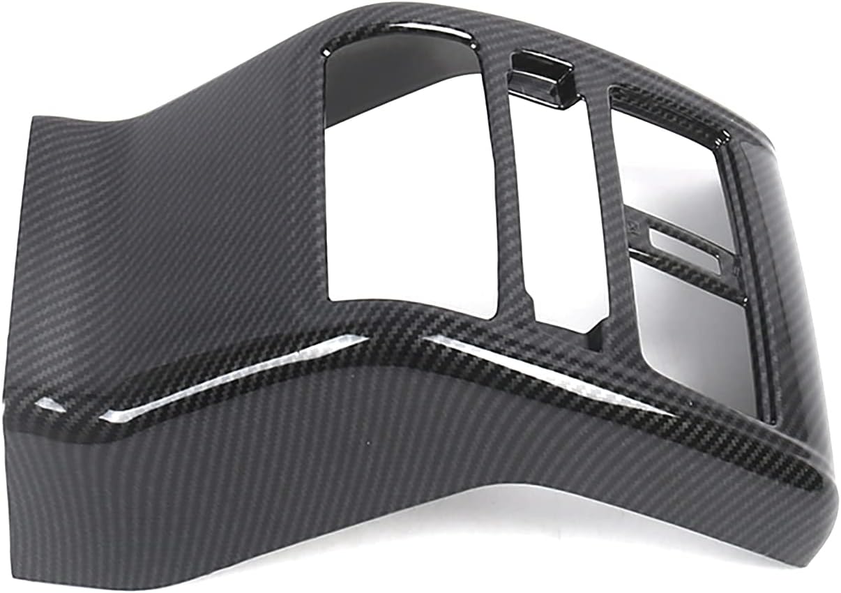 Car Accessories Fit for Honda Accord 10th Gen 2018-2022 Inner Rear AC Air Vent Outlet Cover Trim (Carbon Fiber Style) ABS 1 PC High Configuration