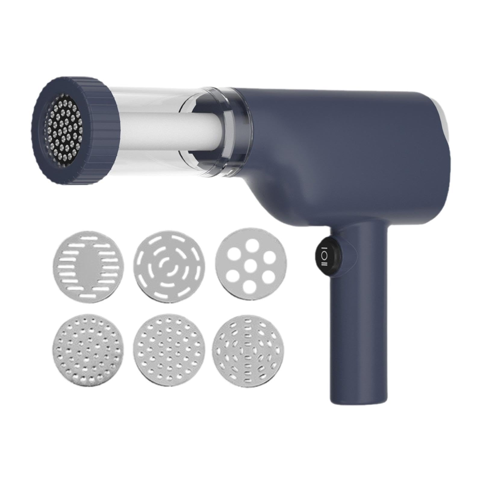 Machine à pâtes automatique, machine à pâtes électrique portable, coupe-presse à nouilles automatique rechargeable | Coupe-tagliatelles avec 6 moules différents, machine à pâtes sans fil pour