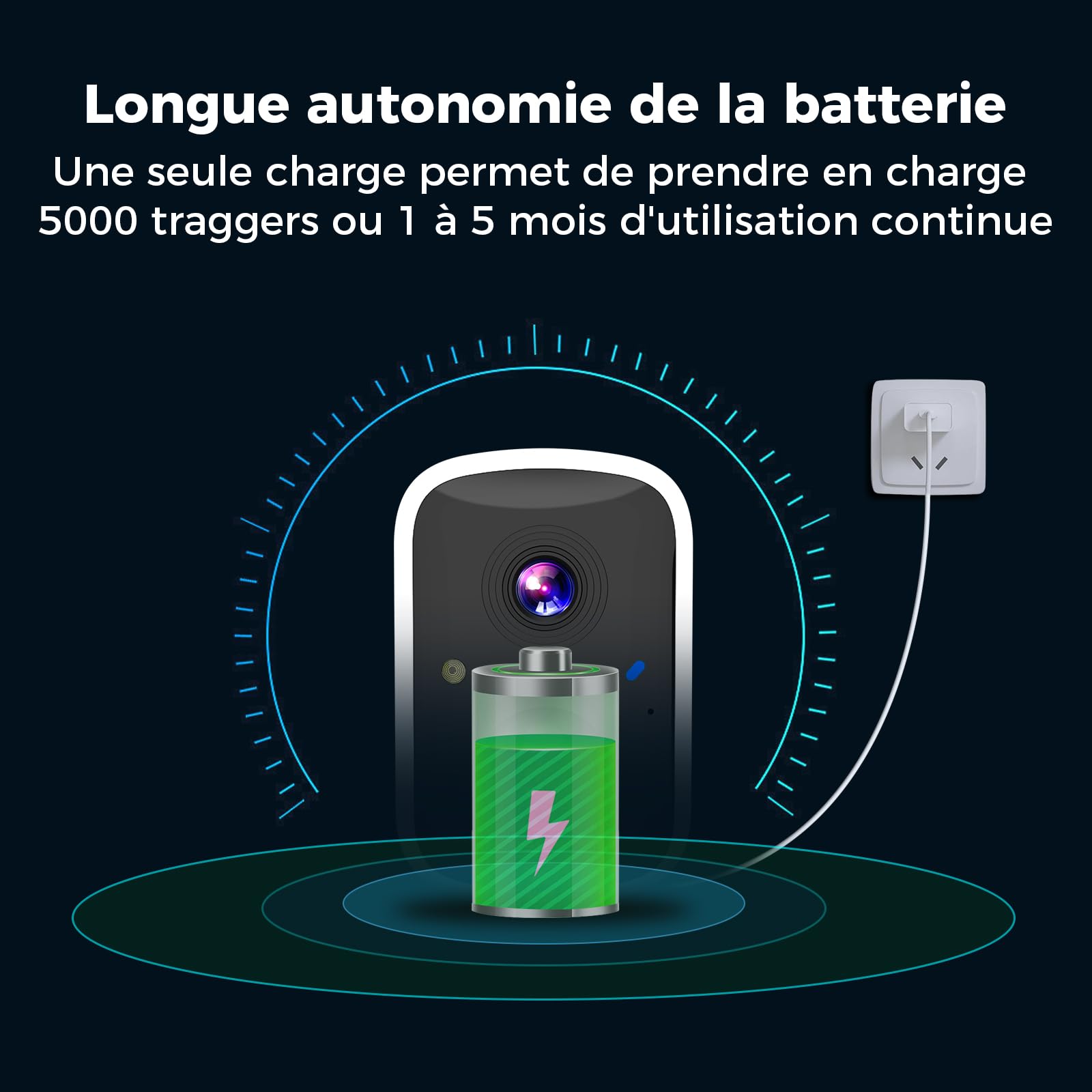 Hiseeu Caméra Sécurité Extérieure WiFi 4MP 3K, Panneau Solaire & Batterie, Détection Humaine PIR/IA, Sirène, Étanche IP66, Vision Nocturne Couleur, Audio Bidirectionnel, Cloud & Carte SD