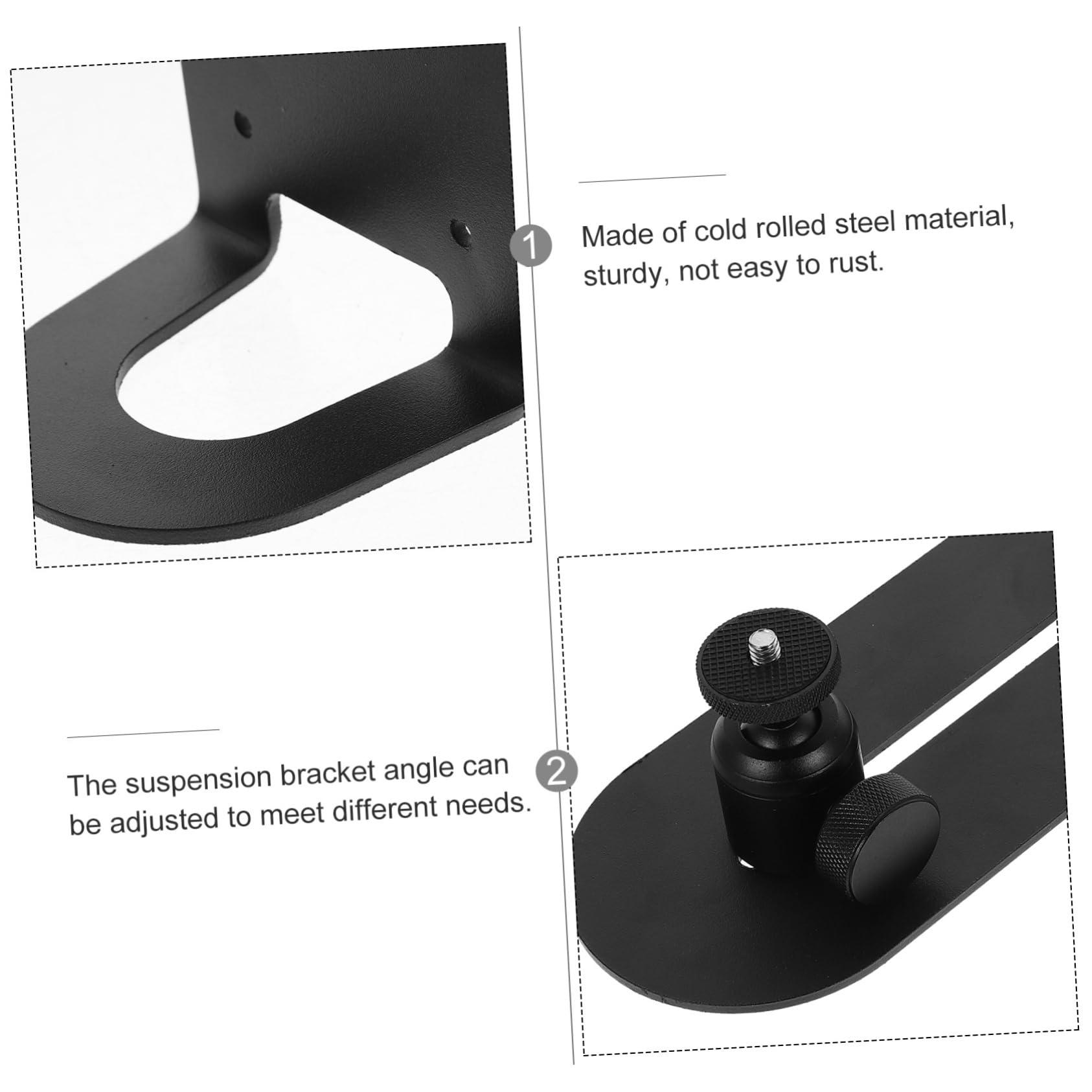 Hemobllo Soporte De Pared para Proyector Ajustable Grados Soporte para Mini Proyector Montaje De Pared para Salas De Cine Casa