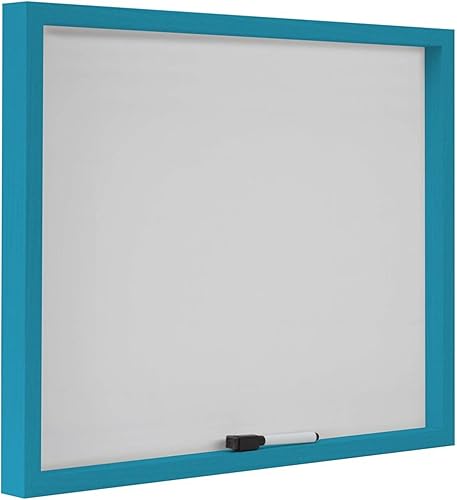 Miniatura 5 de Mikasa Pizarra blanca enmarcada verde azulado, incluye 1 marcador, 21 x 17 pulgadas