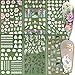 FLOFIA 6 Fogli Adesivi Unghie 200+ Nail Stickers Misti Autoadesivi Unghie Floreali Adesivi Unghie Fiori Lepoardo per Decorazione Unghie Nail Art Fai da Te