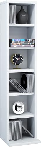 Bois CD DVD Stand Rangement Étagère sur Pied Bibliothèque De VCM