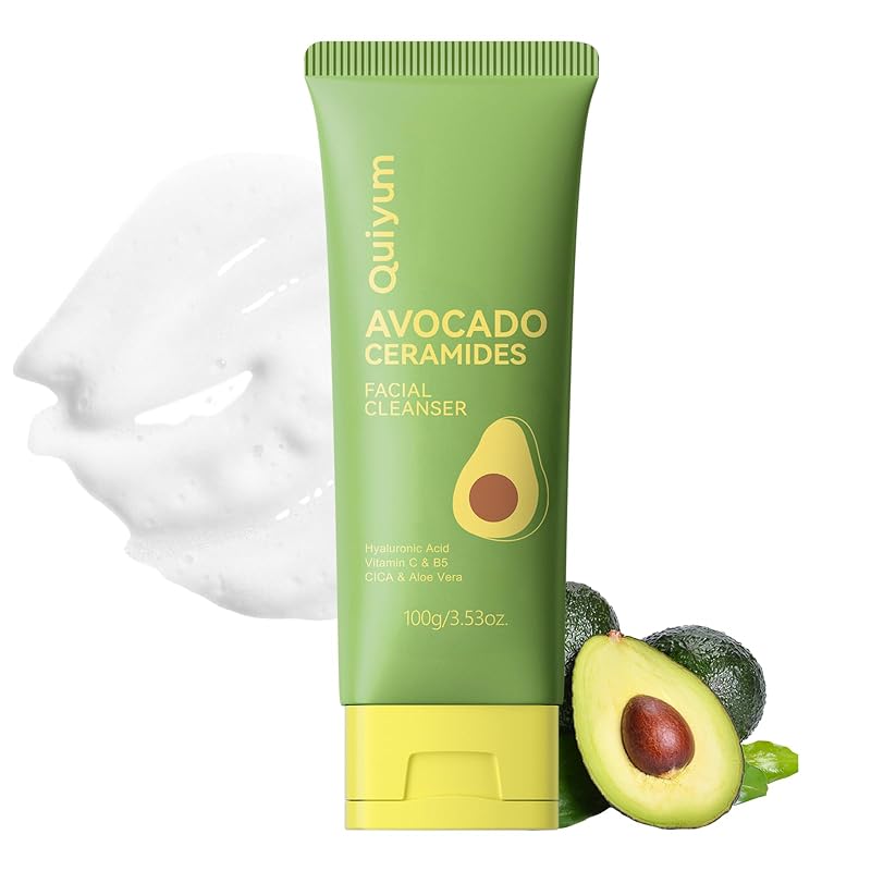 Limpador facial QUIYUM com abacate e ceramidas, 100 g