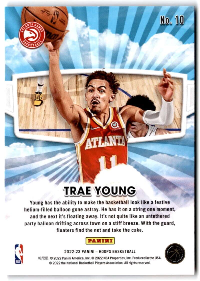 Amazon.com: 2022-23 Panini Hoops Skyview #10 TRAE YOUNG