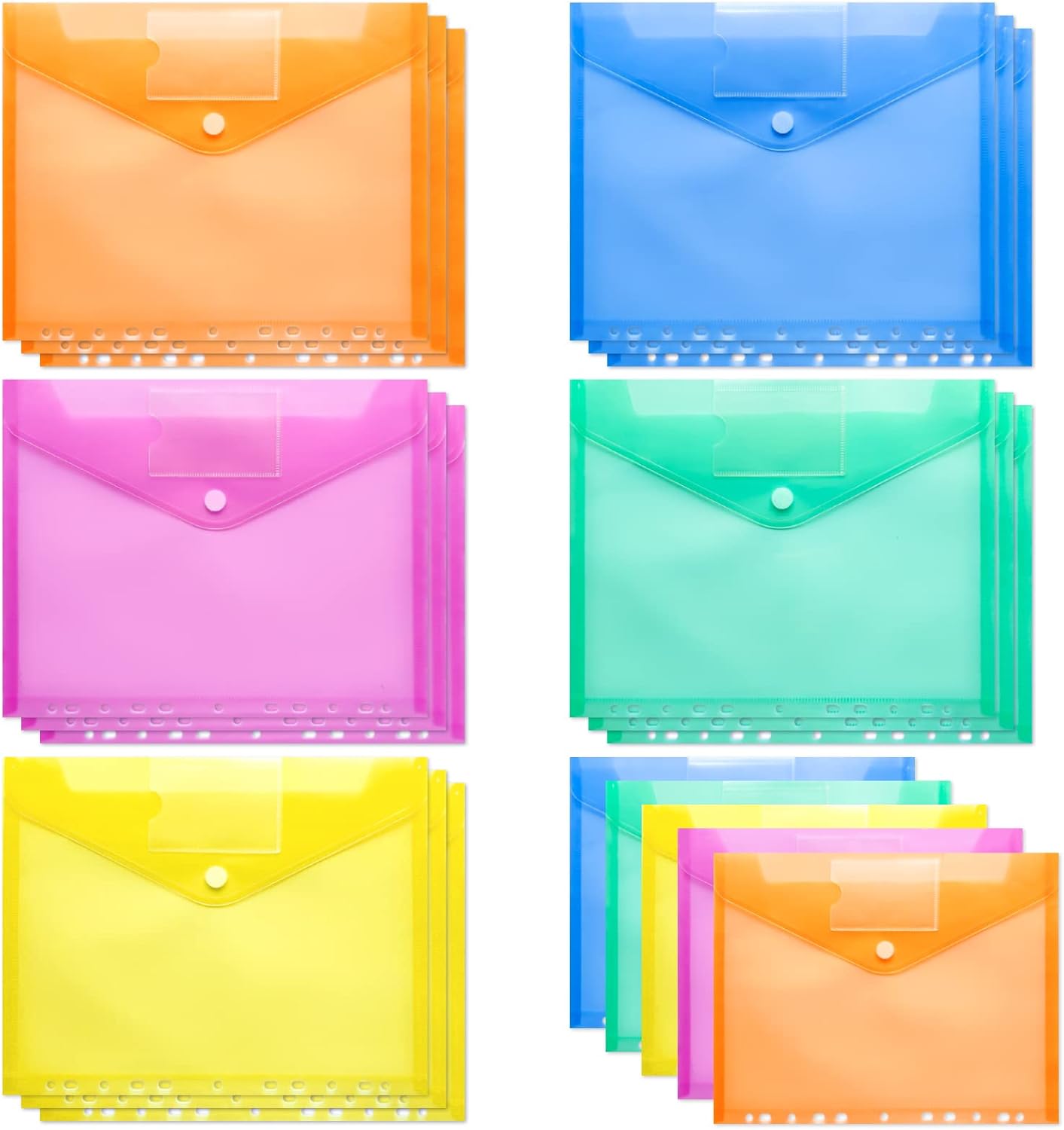 Portadocumenti Con Clip Fenicottero A4 Ferma Fogli Fermafogli Porta - Foto 9