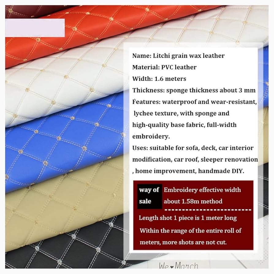 Amazon | PU合皮レザー 革 生地 車 内装 レザー 生地 防水内装