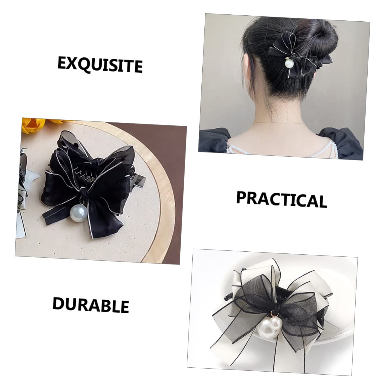 FRCOLOR Juego De 3 Para El Pelo Con Diseño De Lazo Para Mujeres Y Niñas Accesorios Para El Cabello Pasadores 2 Unidades X 3