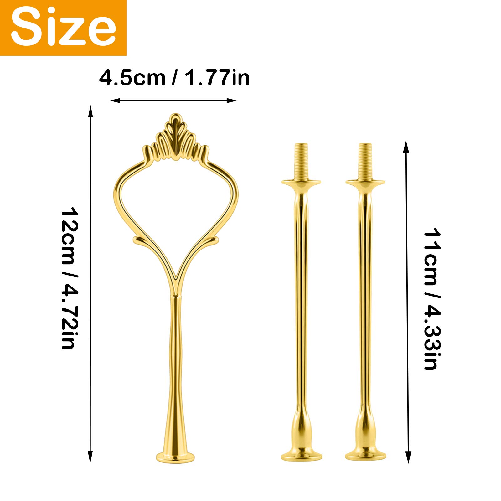 6 Set Cake Stand Fittings Kits - Image 2