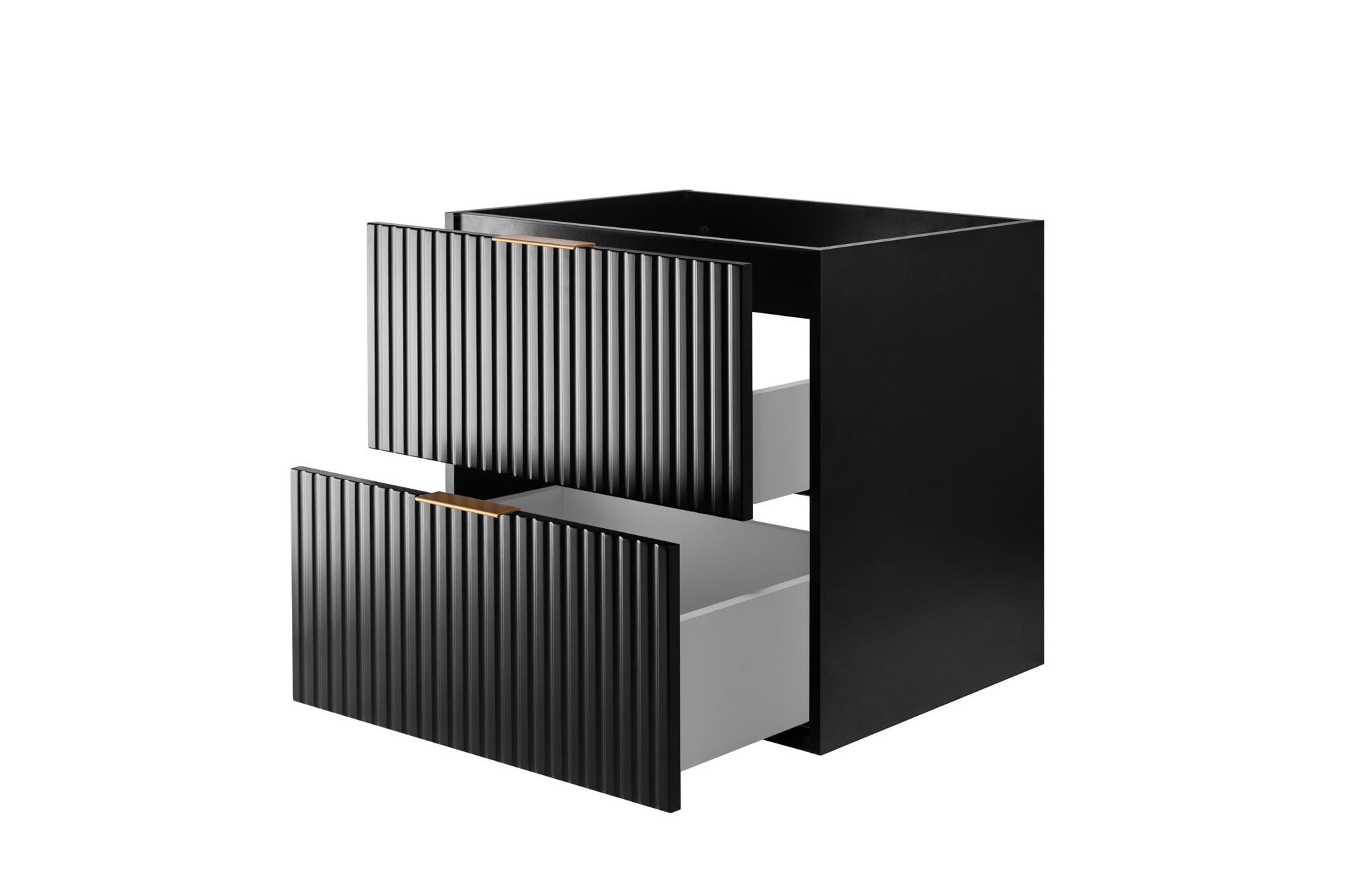 Rodan Moderne Möbel - Schrank Schwarz, Gold Handwerklich Eiche - Möbelstück - Bastelregal – Bastelplatte 60cm + 80 cm + 140 cm