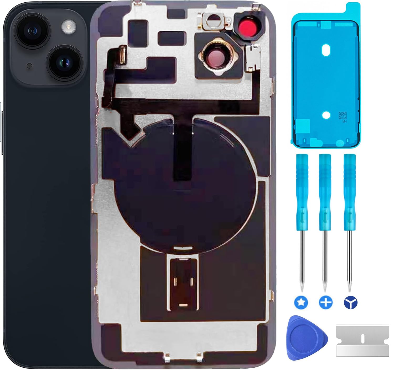 Amazon.com: ABUSVEX Original Compatible with iPhone 14 Back Glass