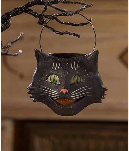 Bethany Lowe Vintage Happy Cat Cubo Pequeño TJ0200 disponible en Yaxa Peru