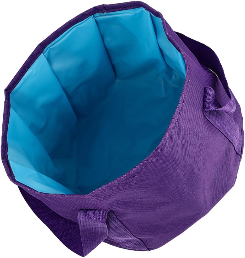 Travel Foot Soak Basin Foldable Foot Bath Bucket Stability Reinforcement 15L Capacity for Camping and Home Use Lightweight and Portable