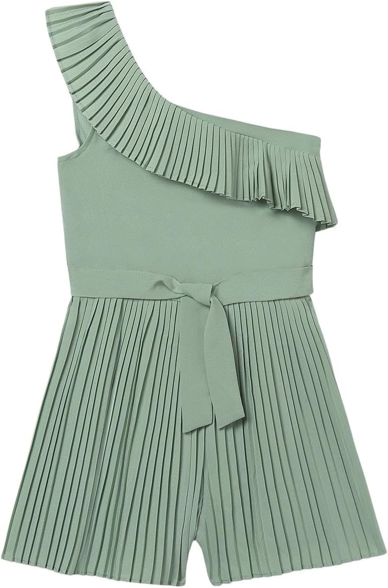 Mayoral pleated short jumpsuit for Girls Sage