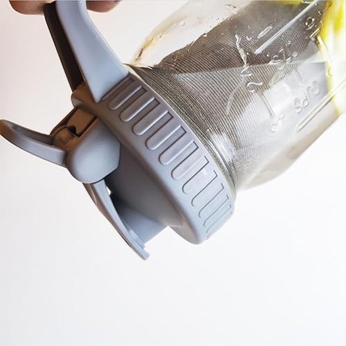 Miniatura 3 de Jarra para hacer cerveza fría, jarra de 32 onzas sin fugas con boquilla de tapa, fácil de limpiar, para café helado, limonada de hielo, bebidas de