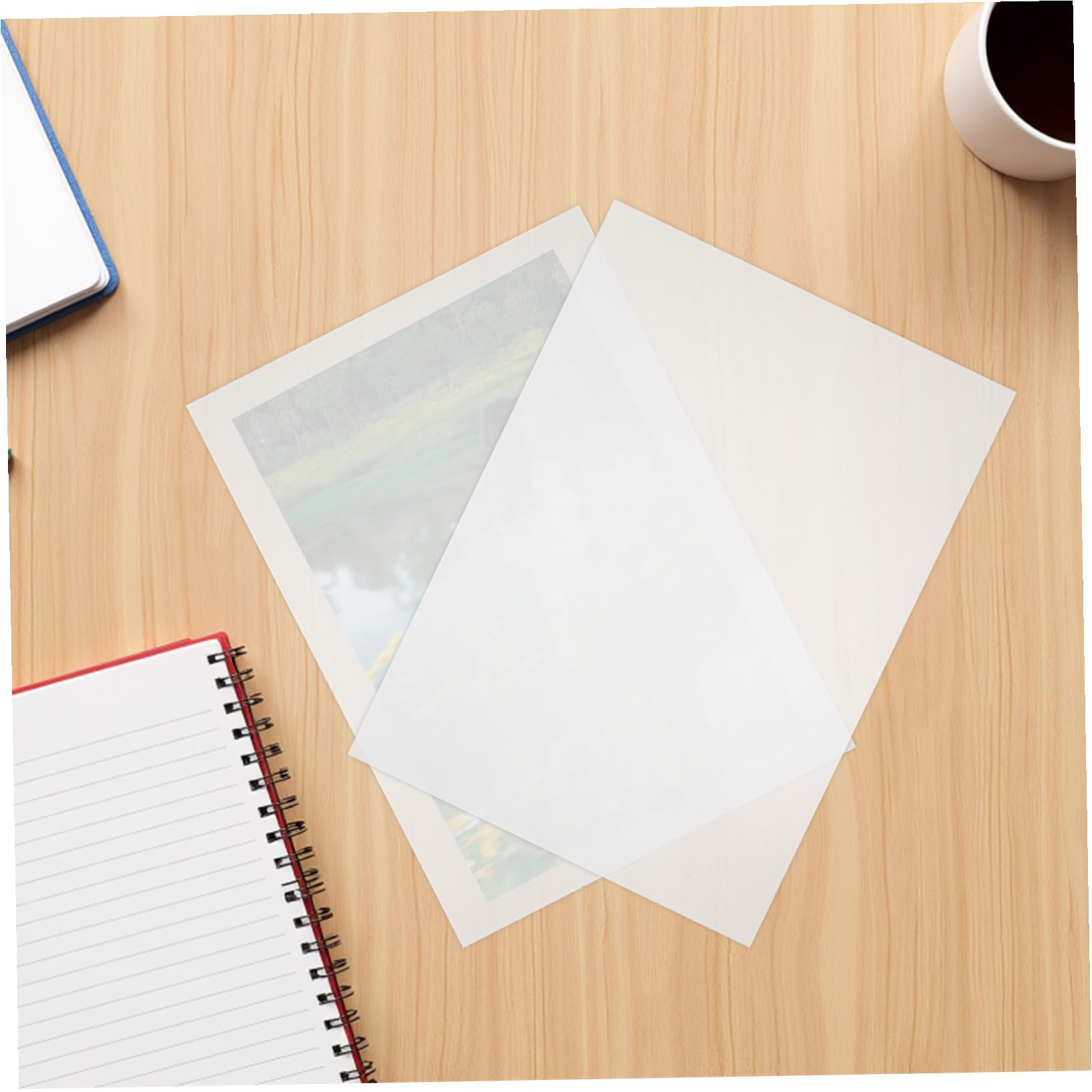 Pochettes de Plastification A4 100 Feuilles Pvc Film de Plastification