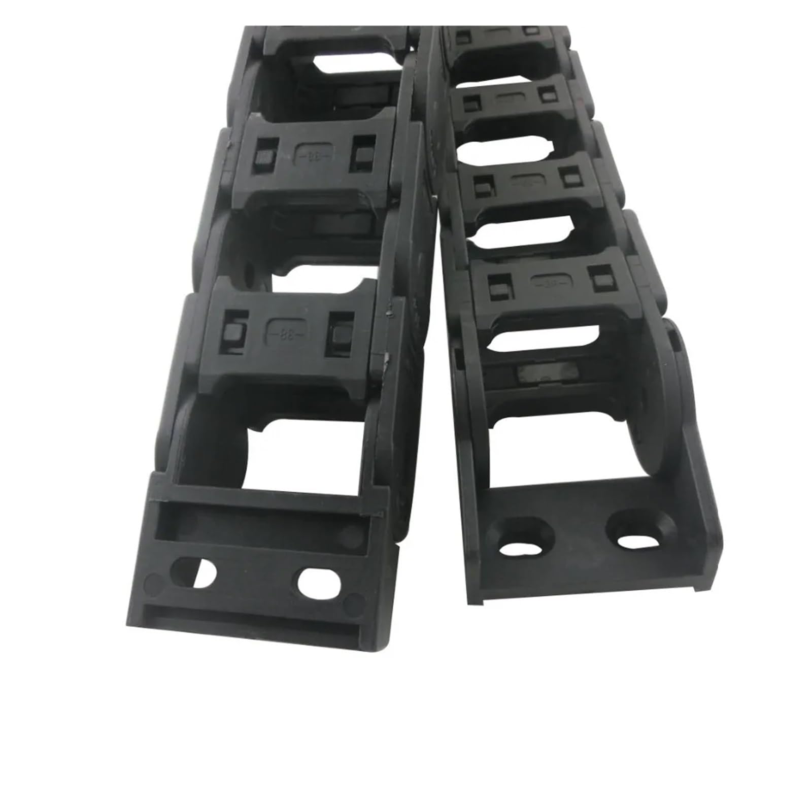 Equipos industriales Cadenas de transmisión 25 x 38 mm Tamaño Interno 1,05 M Longitud Cadena de Arrastre de Cable de Nailon Reforzado con plástico Cadenas de transmisión