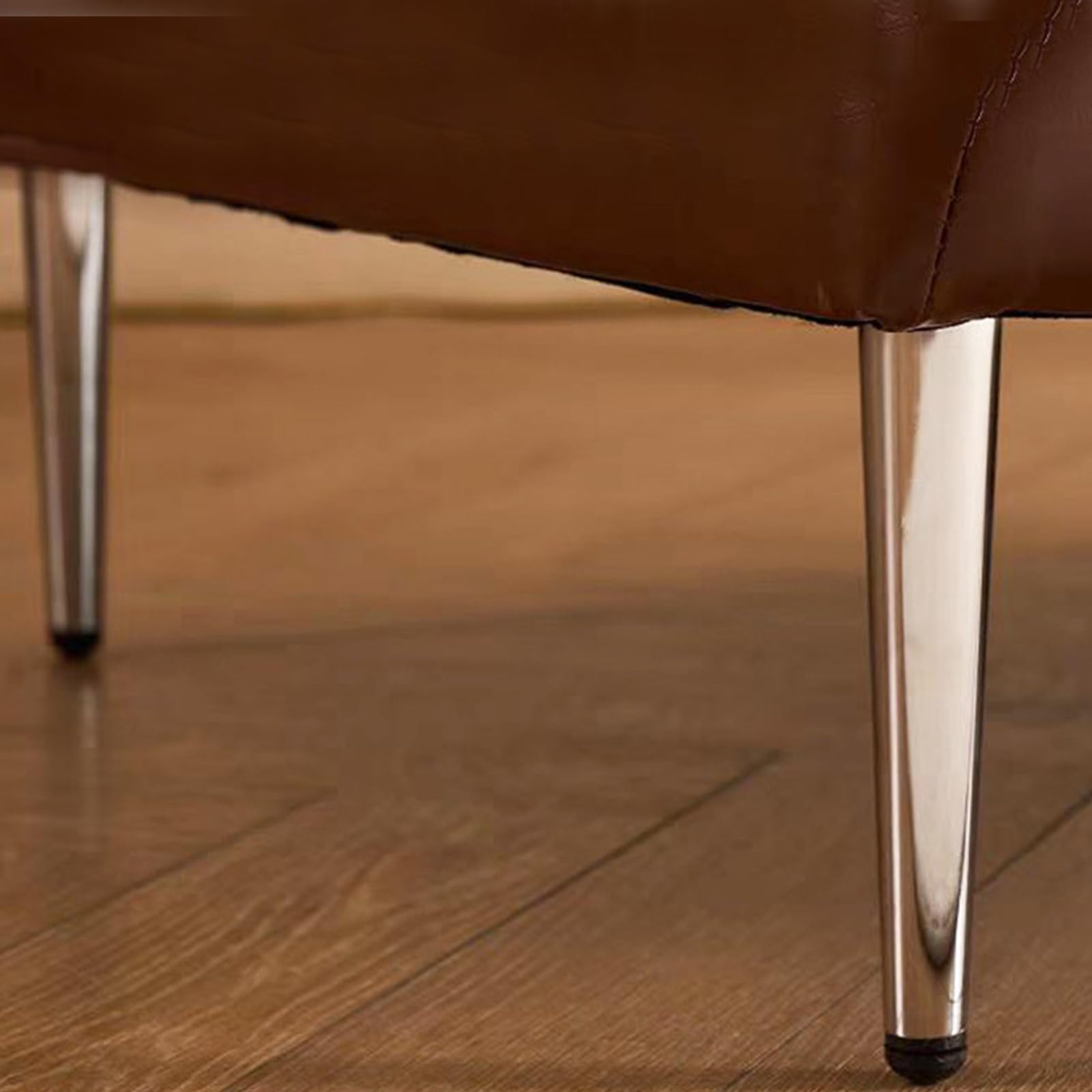 Piedini per Mobili 30cm Cono, 4 Pezzi Gambe Mobili Ricambio Piede Cromo | Gambe del Divano Ferro Placcatura Piedi Armadio Altezza: 10-30cm Piedini per Armadietto 30cm/11.8"