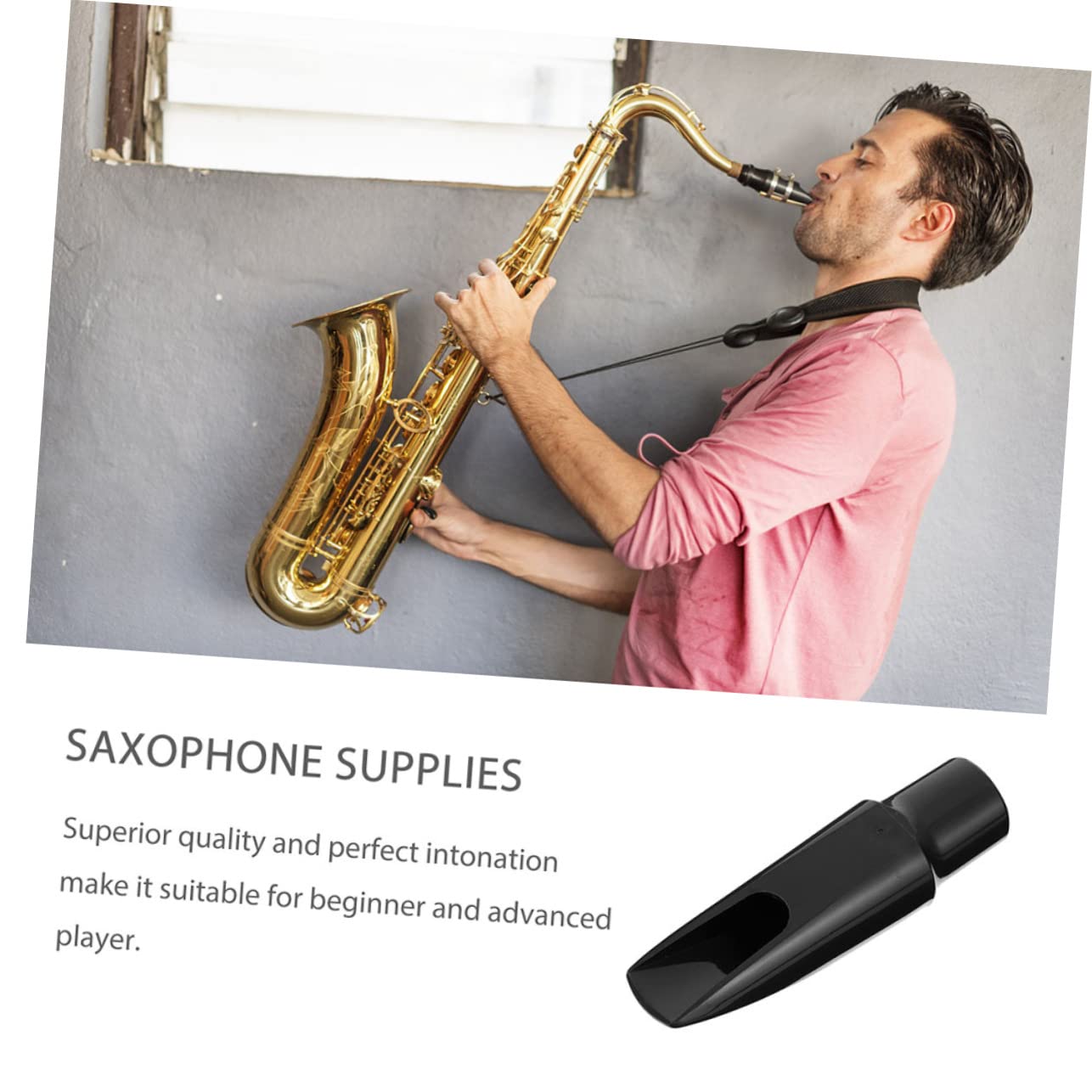 ifundom 3juegos Accesorios Para Saxofón Tenor Boquillas Almohadillas y Protector Para Músicos