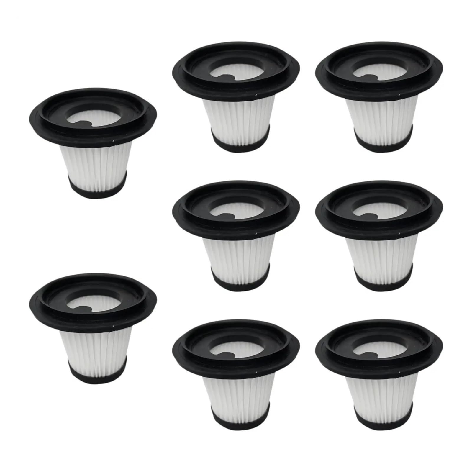 8 Piezas De Repuesto De Filtro De Aspiradora For Colector De Polvo De Coche, Eliminador De Polvo, Accesorio De Limpieza For Sala De Estar, Alto Rendimiento