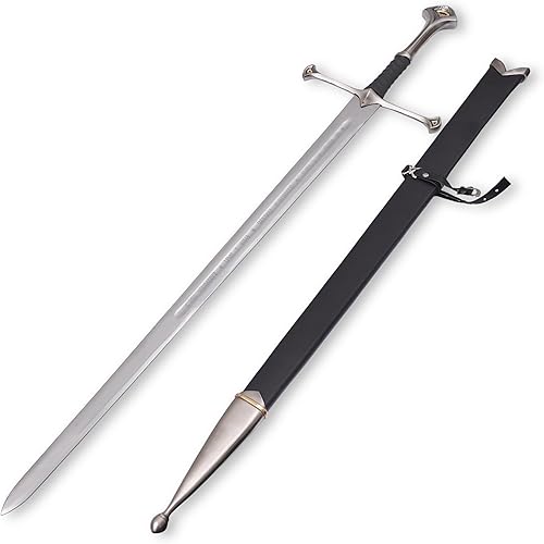 Ragnar Lothbrok Espada Bjorn Ironside Espada medieval Fantasía de Viking El símbolo de la realeza Espada vikinga Espada lista para batalla Armas