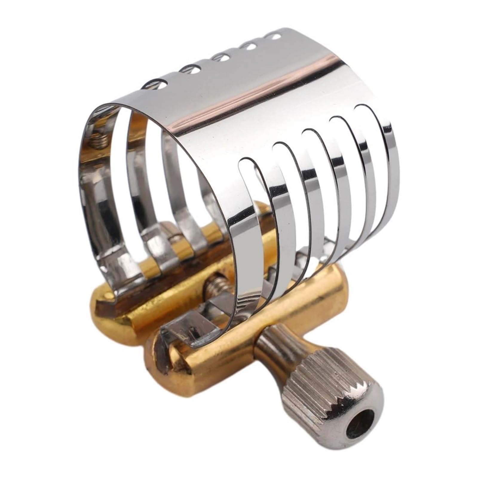 Akcesoria do saksofonu Metalowy Regulowany Klips Do Saksofonu Do Saksofonu Tenorowego Altowego Ustnik Do Saksofonu Sopranowego Akcesoria Saksofonowe (Color : Soprano)