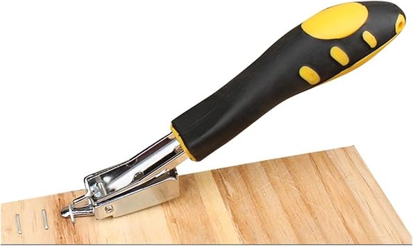 3 In 1 Stapler Gun With 600 Staples, Manual Brad Nailer Power Adjustment Stapler Gun For Wood, Crafts, Carpentry, Decoration DIYNail puller
