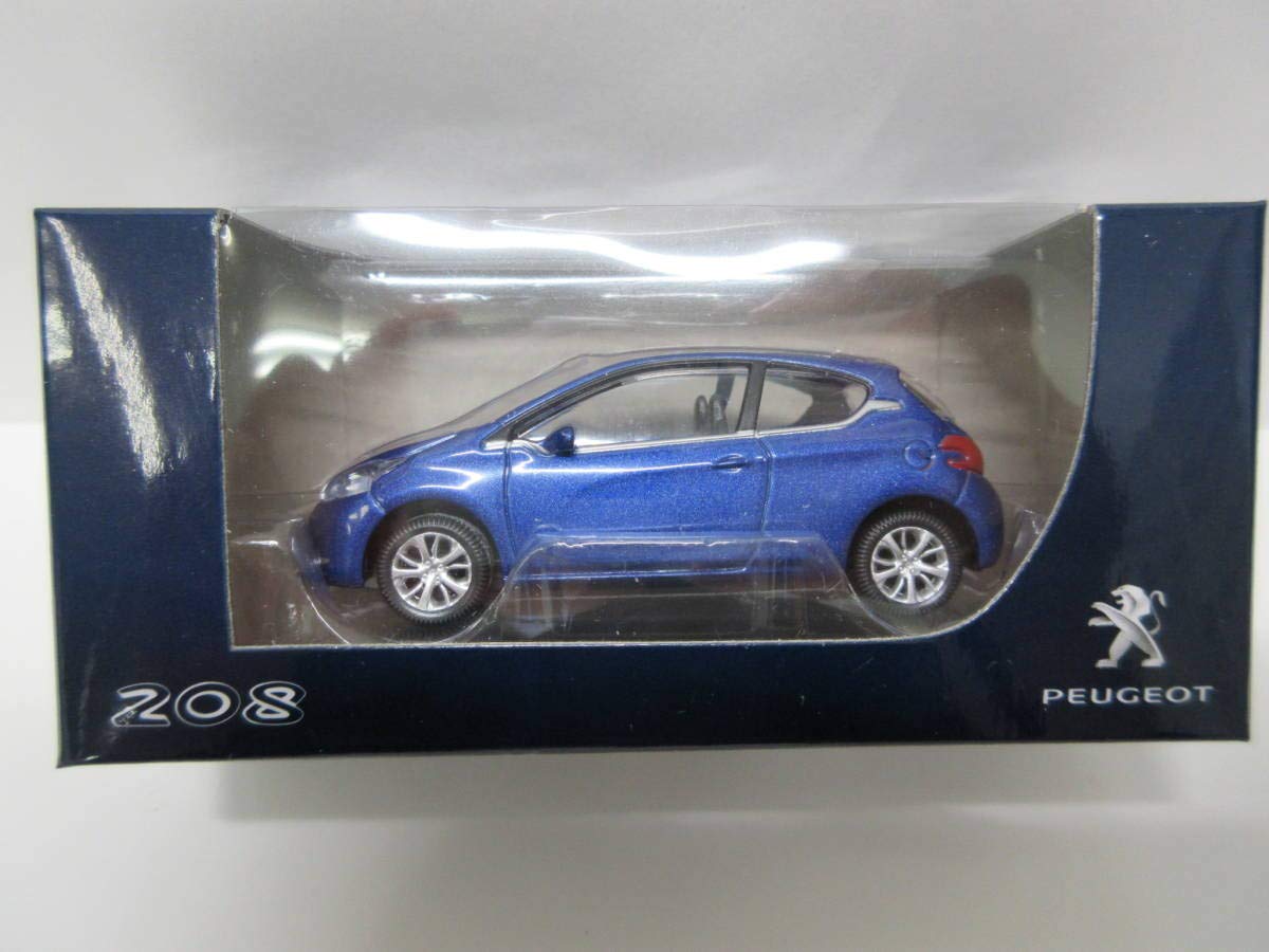 Amazon.co.jp: PEUGEOT プジョー 208 ミニカー青 ブルー NOREVノレブ社