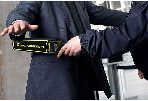 Miniatura 4 de Pyle Varita de seguridad portátil con detector de metales  Escáner de seguridad portátil con batería con sensibilidad ajustable, alertas de