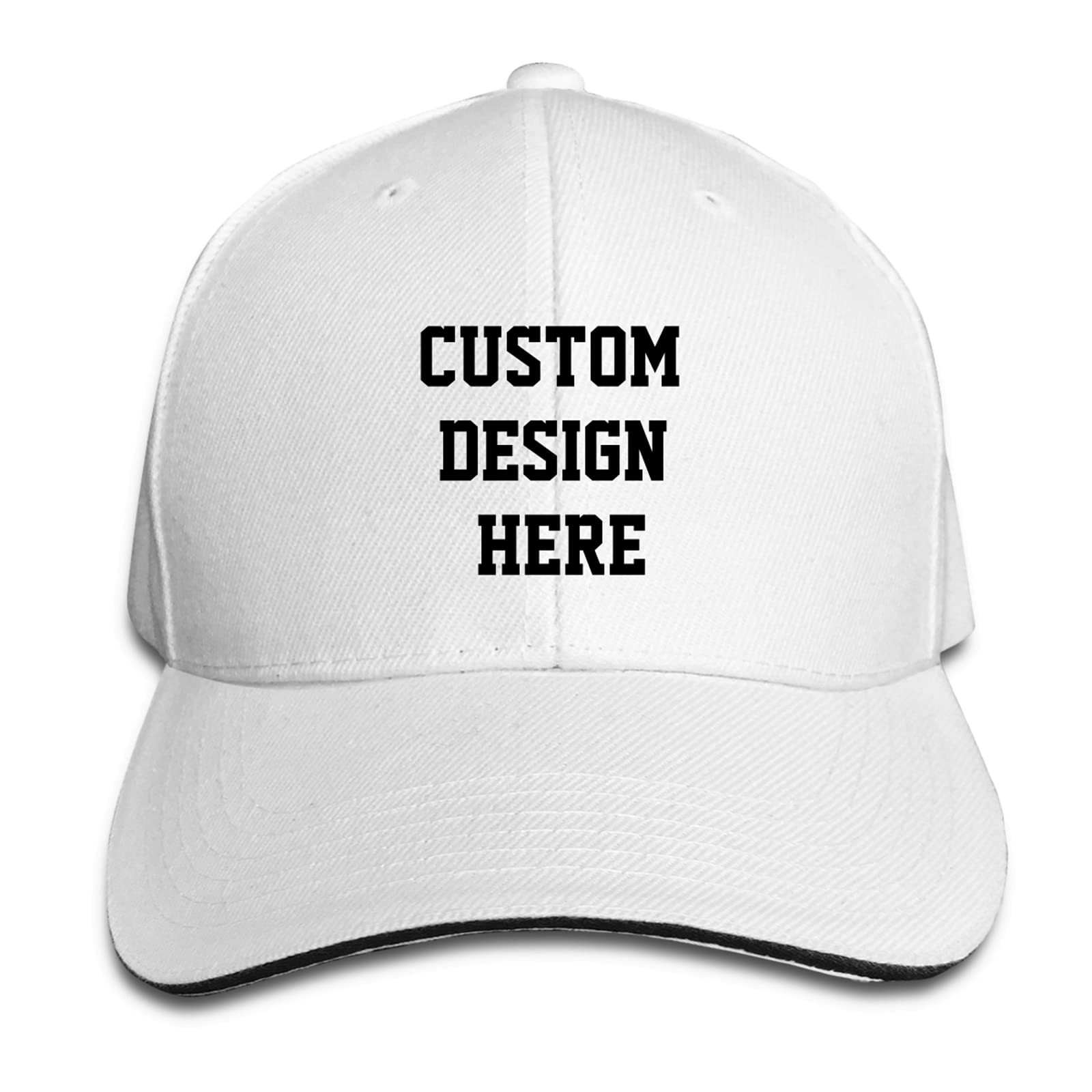 Custom Baseball Cap, Personalized Unisex Sun Cap Adjustable Fashion Hip-hop Hat Design Your Own Trucker Hat